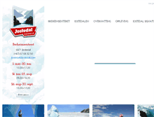 Tablet Screenshot of jostedal.com